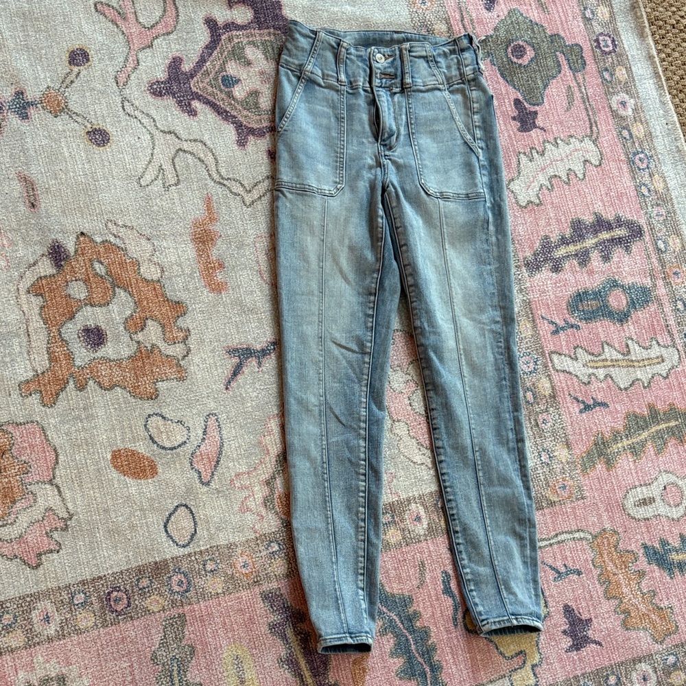 American Eagle Outfitters Light Blue Jeggings